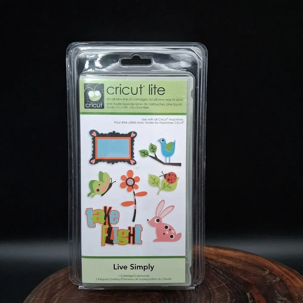 Cricut Lite Live Simply Cartridge 50 Images Provo Craft 2010 Sealed